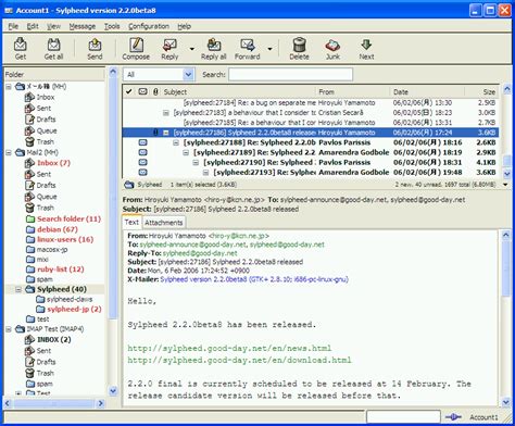 Free download of Portable Sylpheed 3.5.1